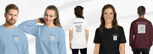 T-shirts et sweats personnalisables avec votre QR Code Instagram : ajoutez une touche de piquant à votre style ! Sedurro