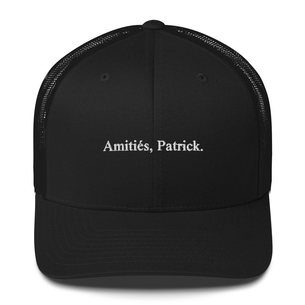 Casquette brodée Amitiés Patrick - Sedurro