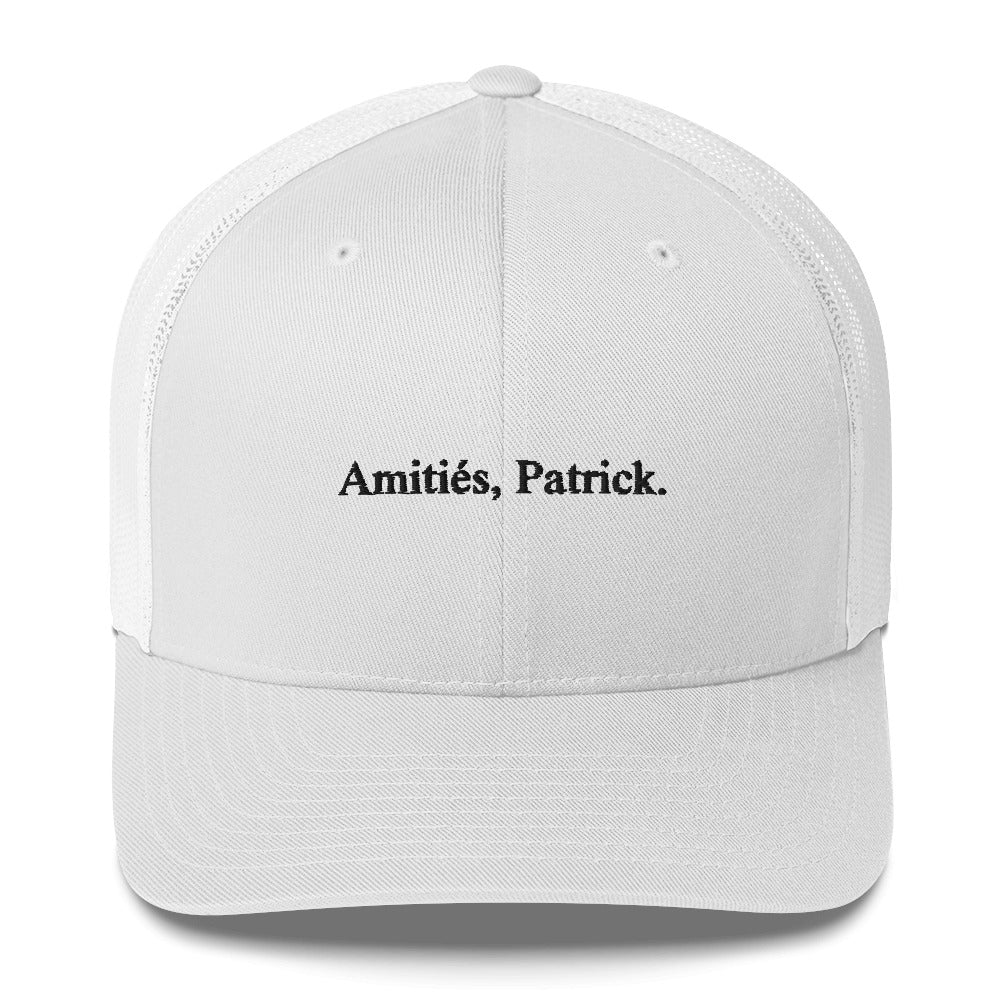 Casquette brodée Amitiés Patrick - Sedurro