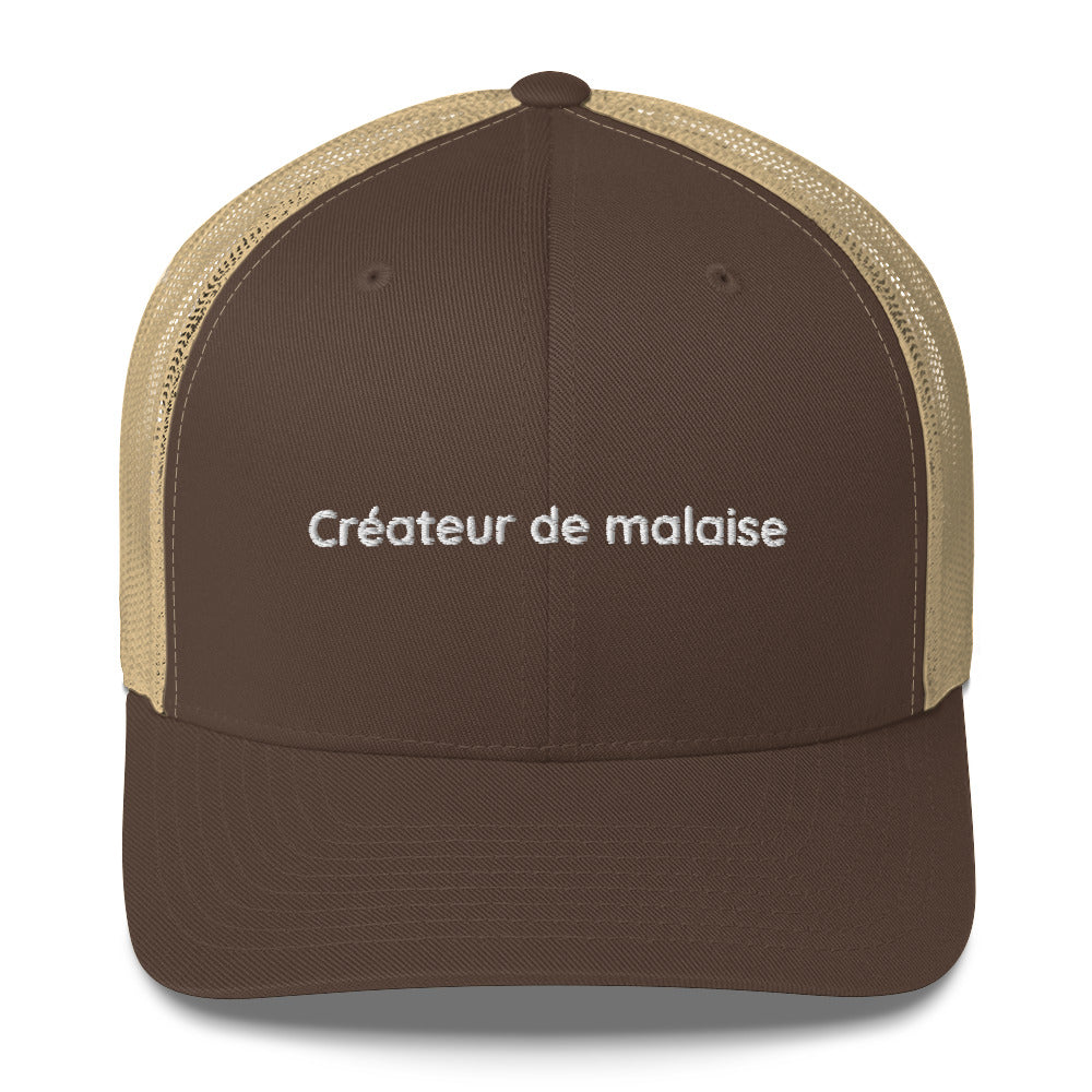 Casquette brodée Créateur de malaise - Sedurro