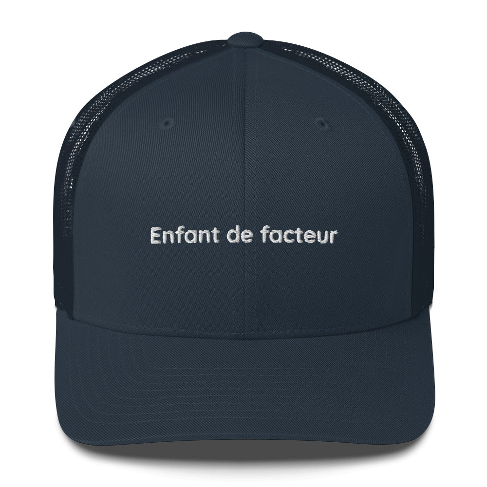 Casquette brodée Enfant de facteur - Sedurro