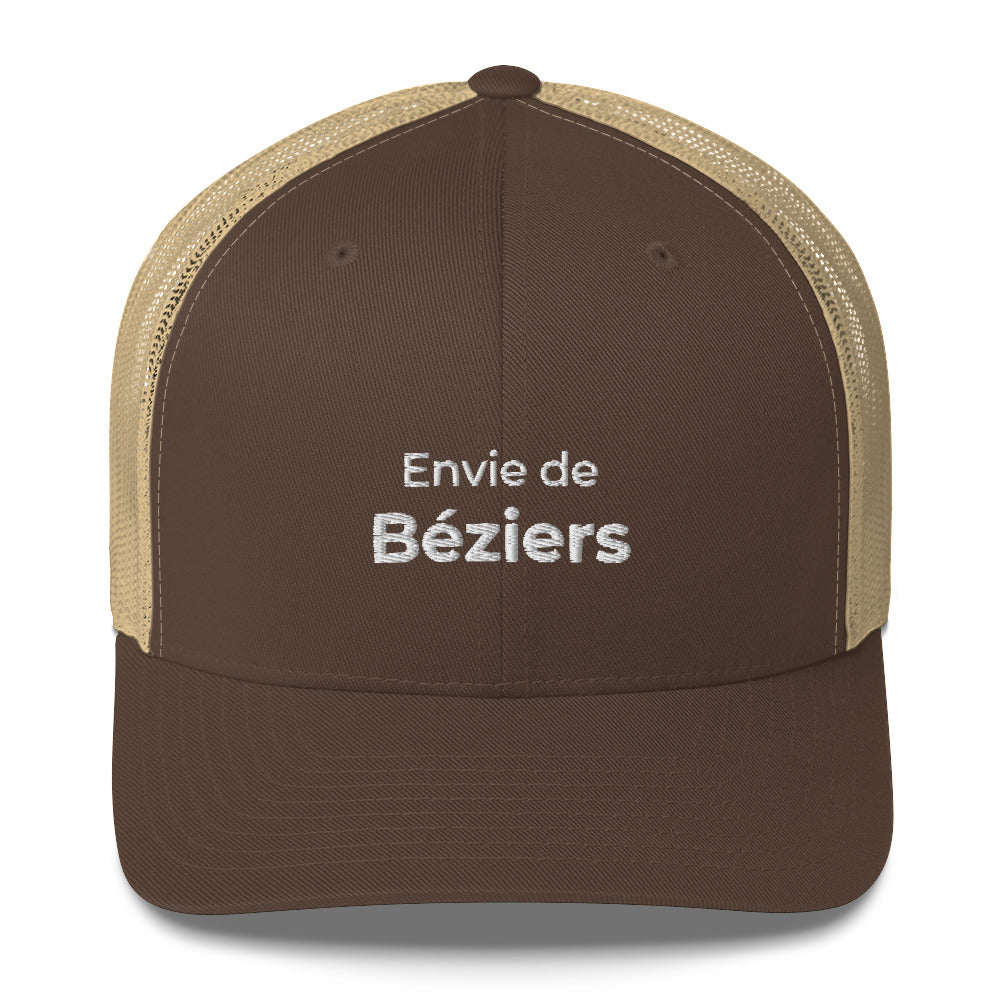 Casquette brodée Envie de Béziers - Sedurro