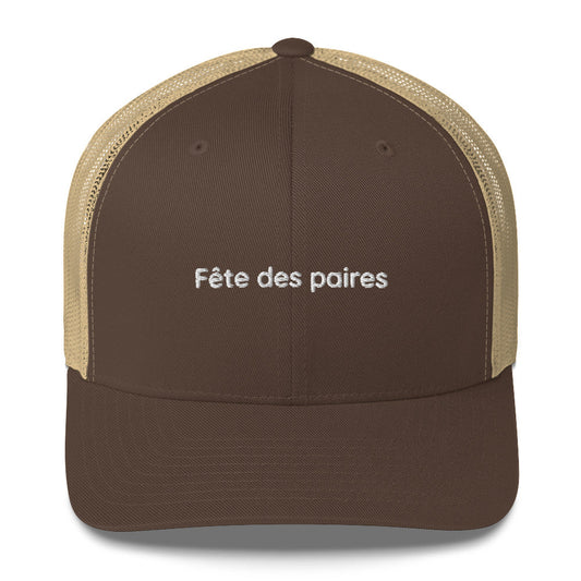 Casquette brodée Fête des paires - Sedurro