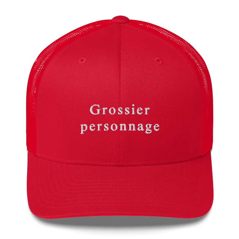 Casquette brodée Grossier personnage - Sedurro