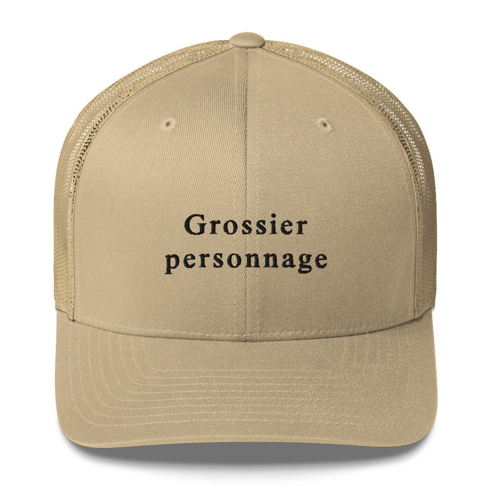 Casquette brodée Grossier personnage - Sedurro