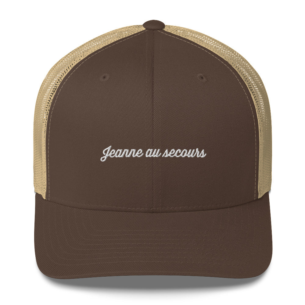 Casquette brodée Jeanne au secours - Sedurro