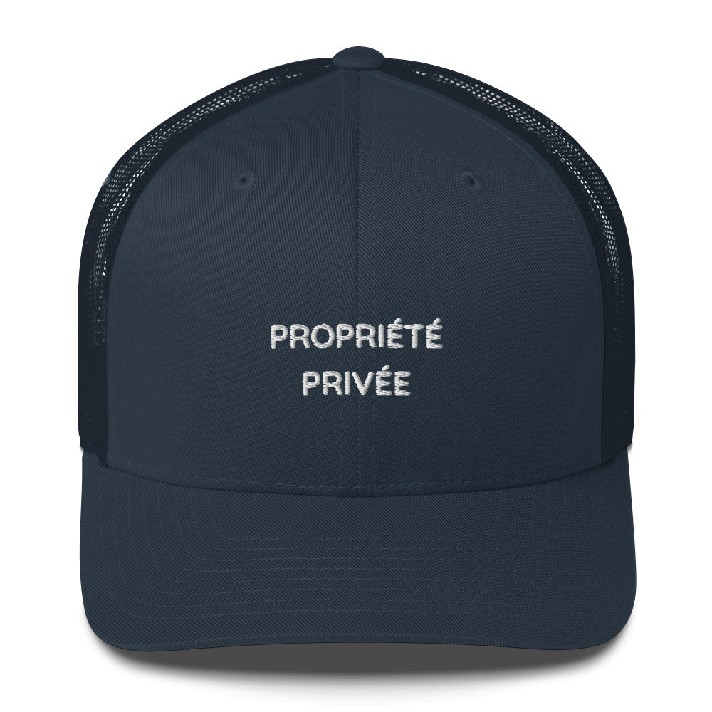 Casquette brodée Propriété privée - Sedurro