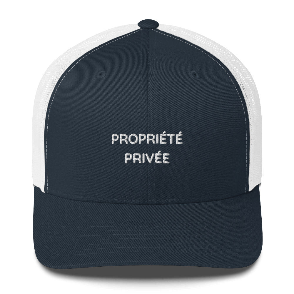 Casquette brodée Propriété privée - Sedurro