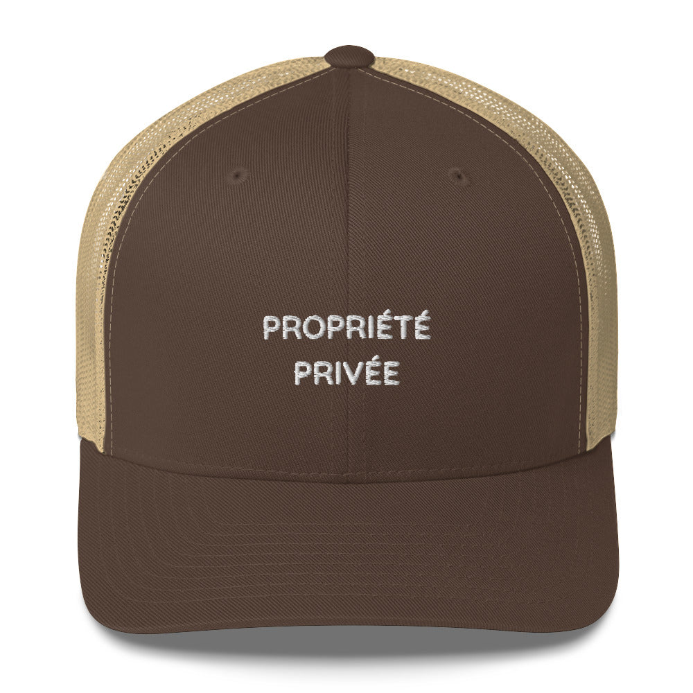 Casquette brodée Propriété privée - Sedurro