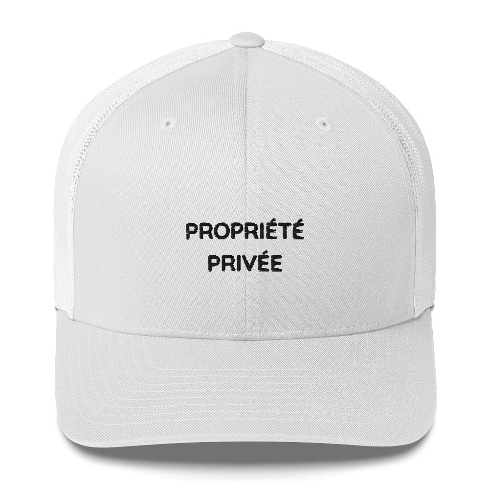 Casquette brodée Propriété privée - Sedurro