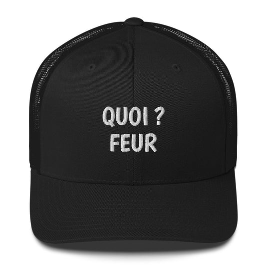 Casquette brodée Quoi feur - Sedurro