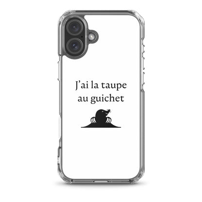 Coque iPhone J'ai la taupe au guichet - Sedurro