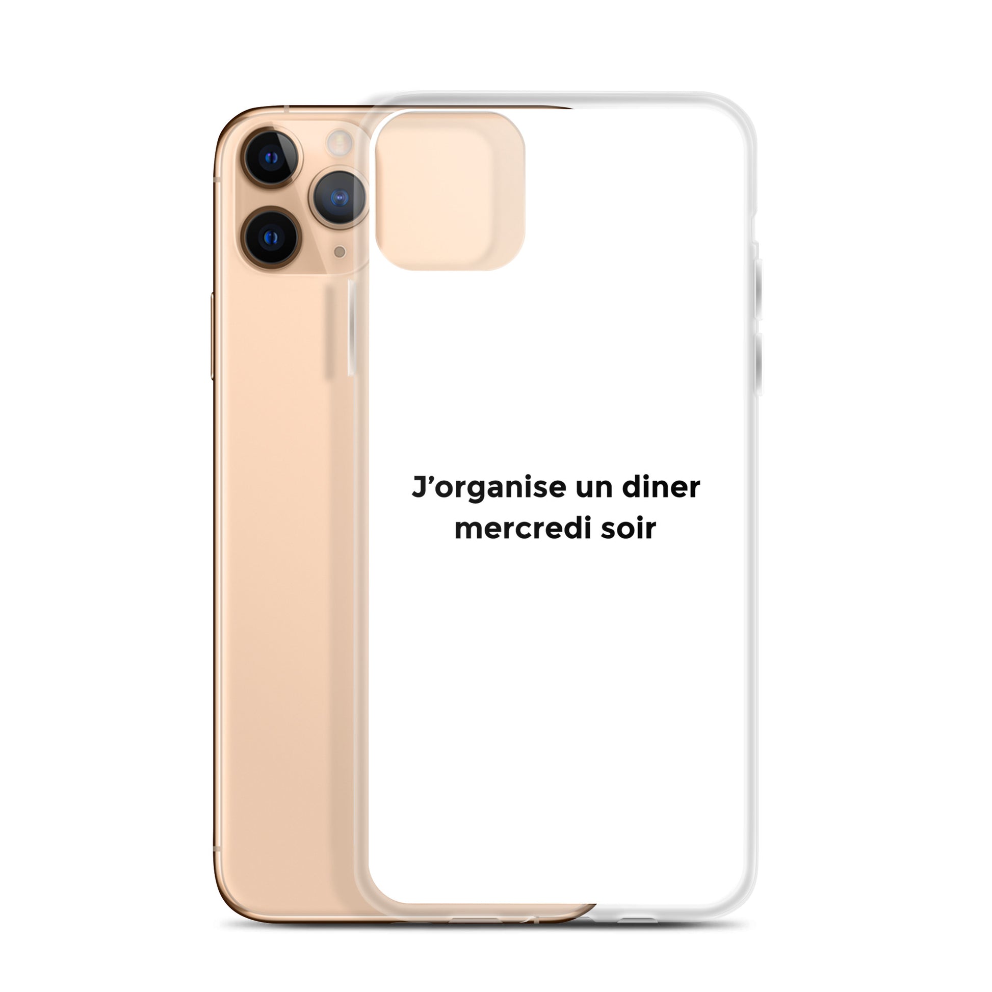 Coque iPhone J'organise un diner mercredi soir - Sedurro