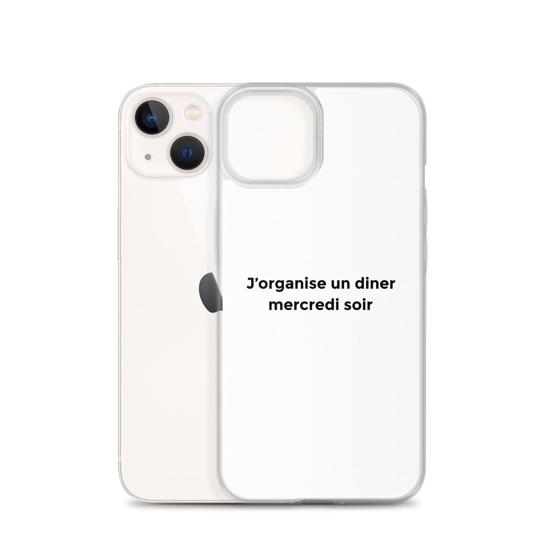 Coque iPhone J'organise un diner mercredi soir - Sedurro