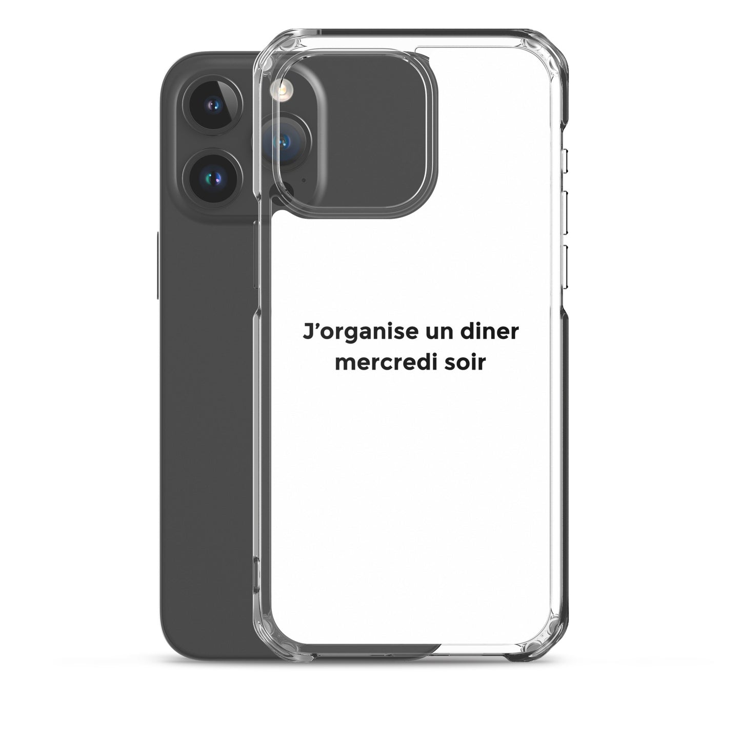 Coque iPhone J'organise un diner mercredi soir - Sedurro