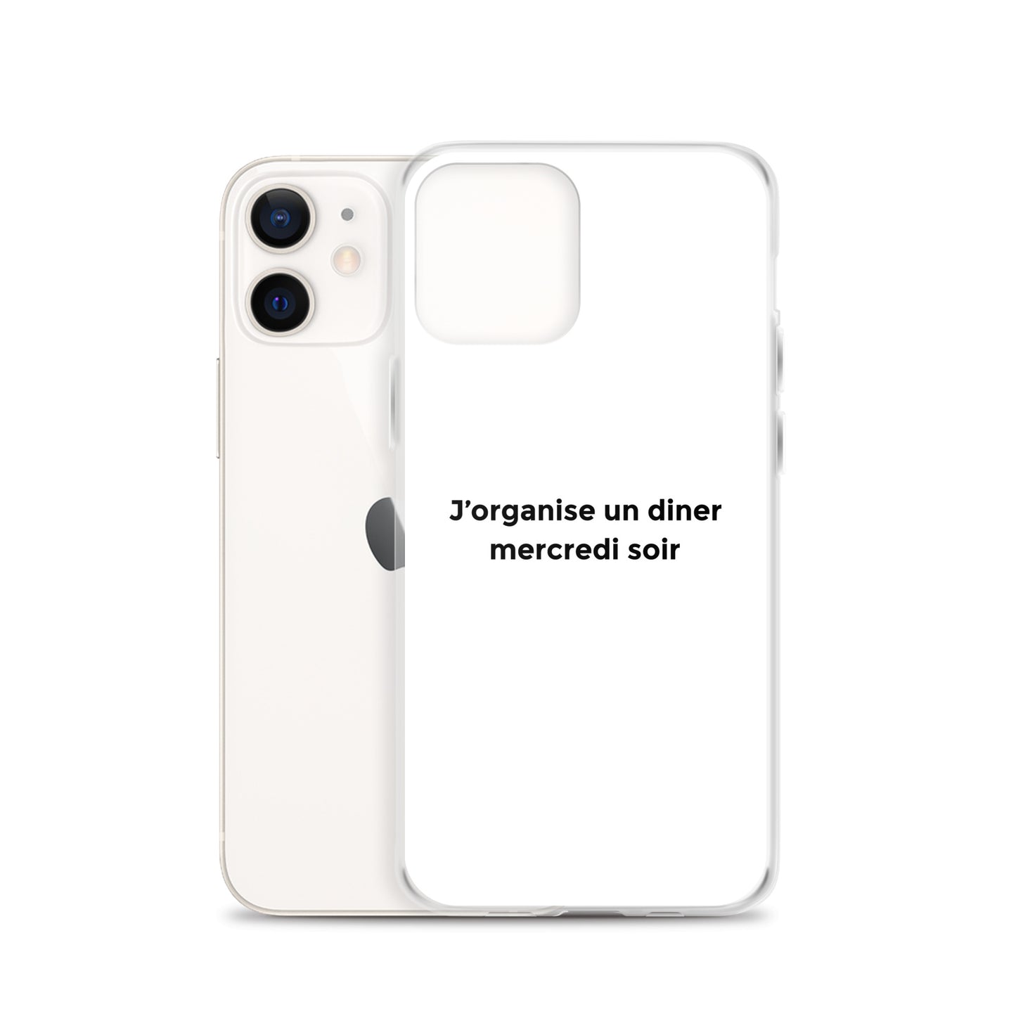 Coque iPhone J'organise un diner mercredi soir - Sedurro