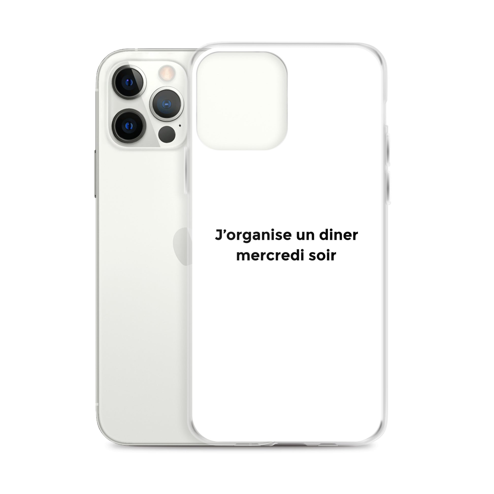 Coque iPhone J'organise un diner mercredi soir - Sedurro