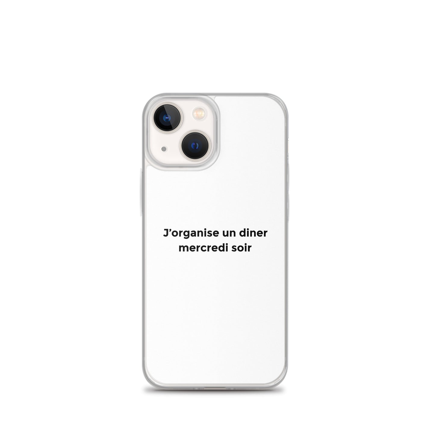 Coque iPhone J'organise un diner mercredi soir - Sedurro