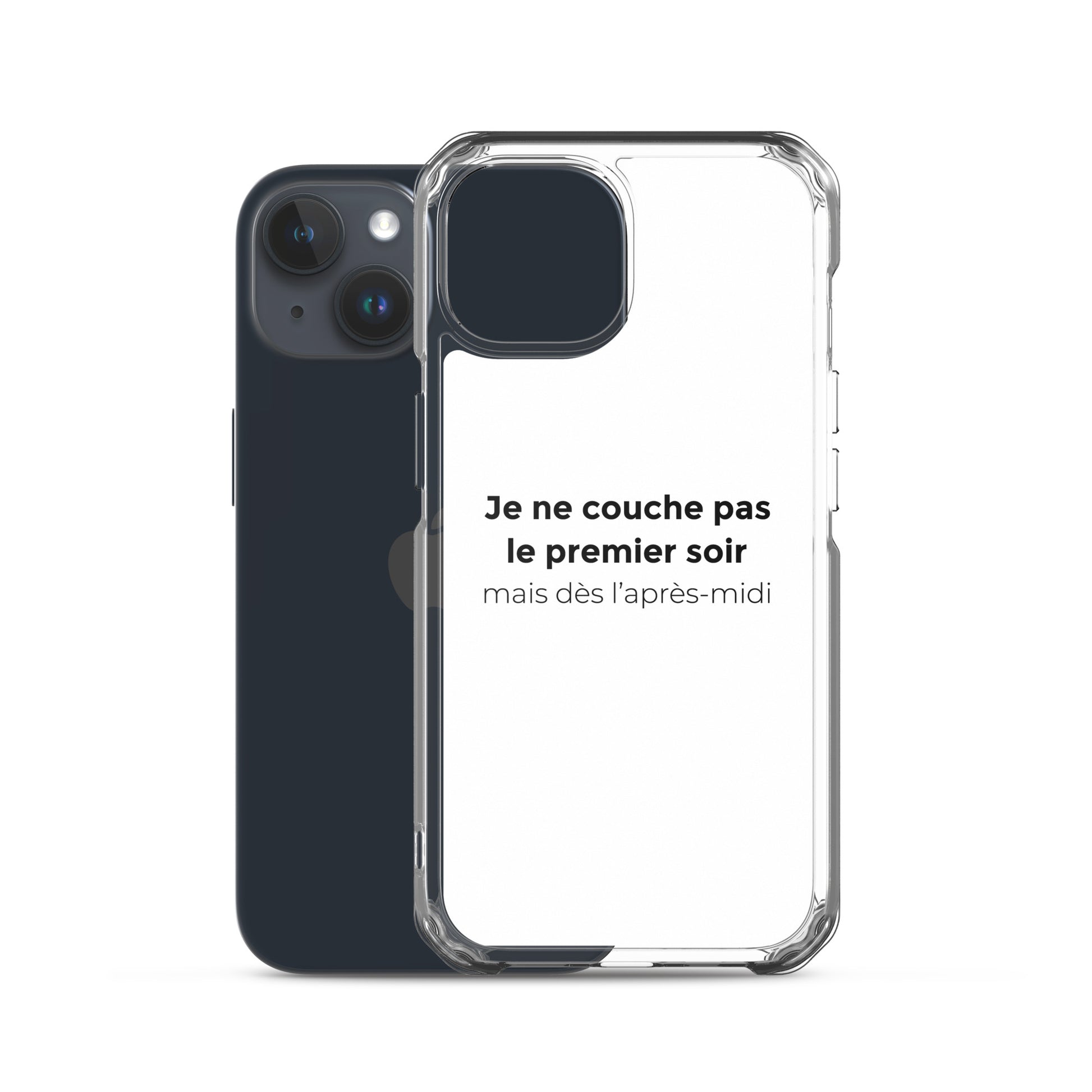 Coque iPhone Je ne couche pas le premier soir mais dès l'après-midi - Sedurro