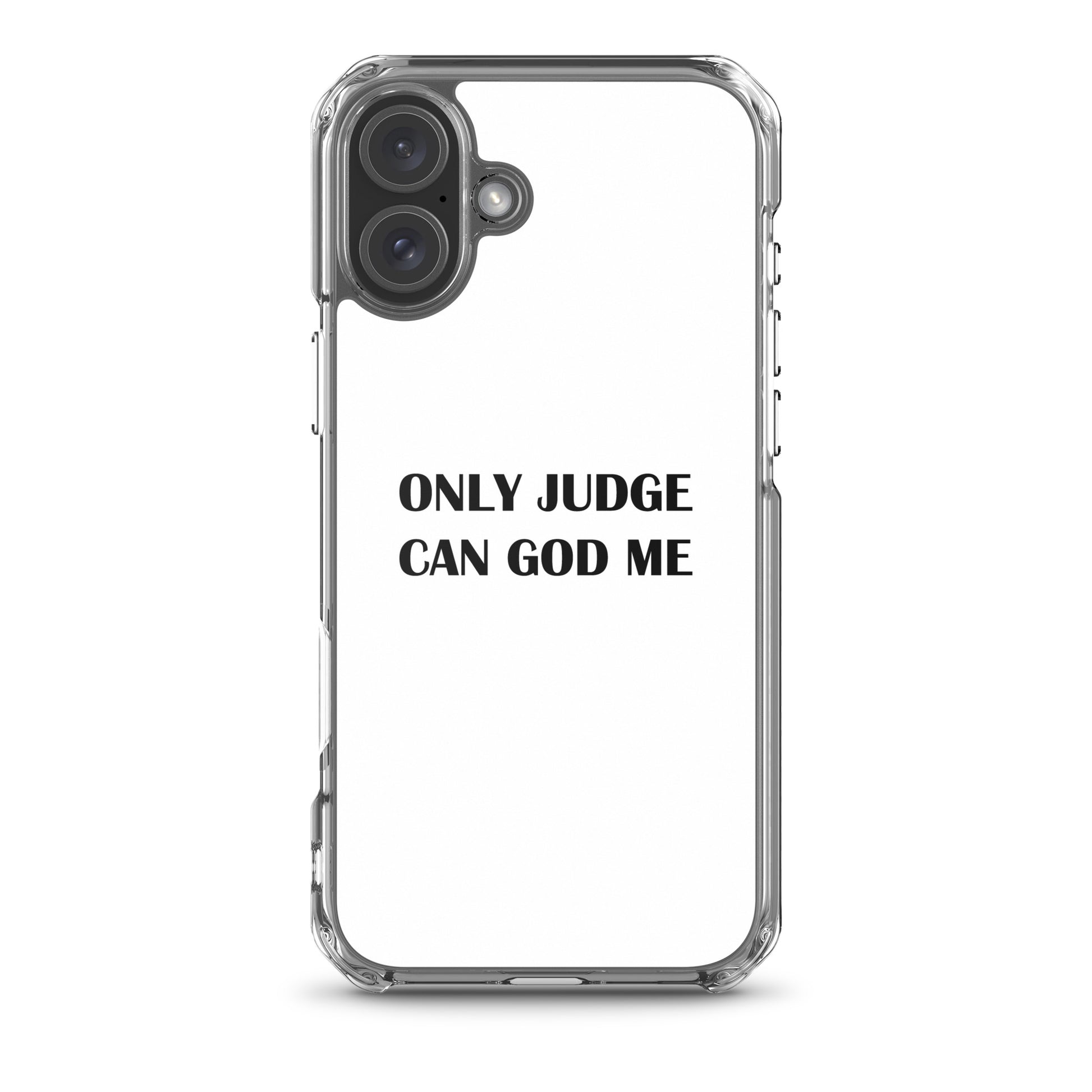 Coque iPhone Only judge can god me - Sedurro