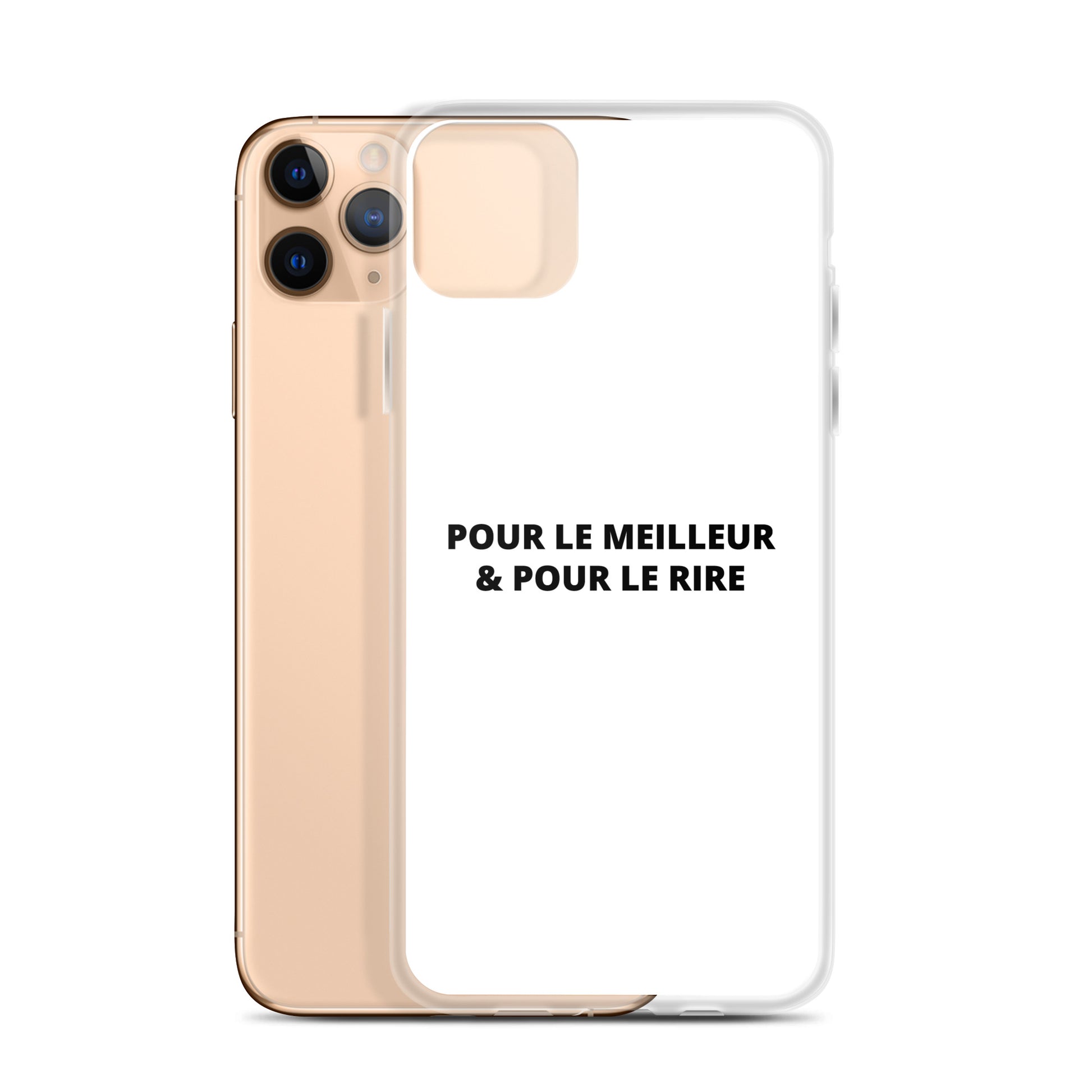 Coque iPhone Pour le meilleur et pour le rire - Sedurro