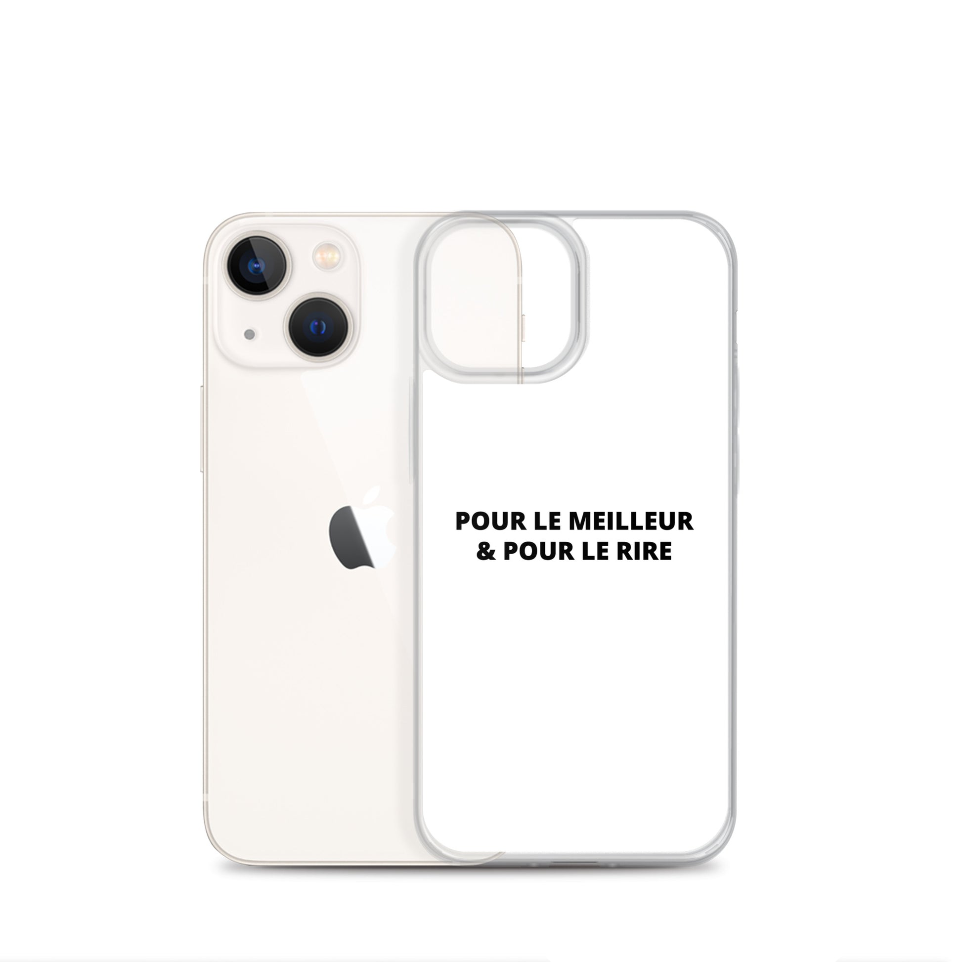 Coque iPhone Pour le meilleur et pour le rire - Sedurro