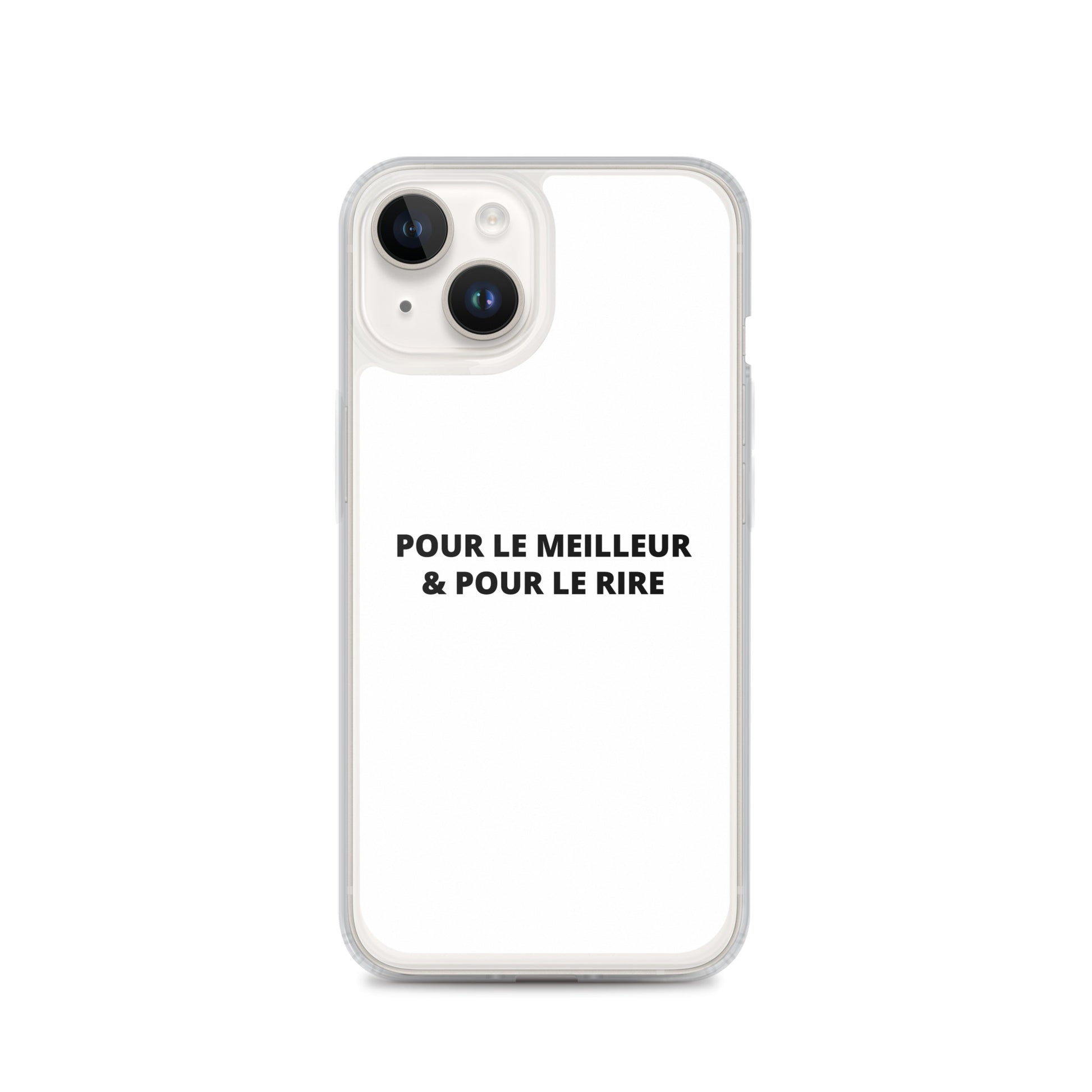 Coque iPhone Pour le meilleur et pour le rire - Sedurro