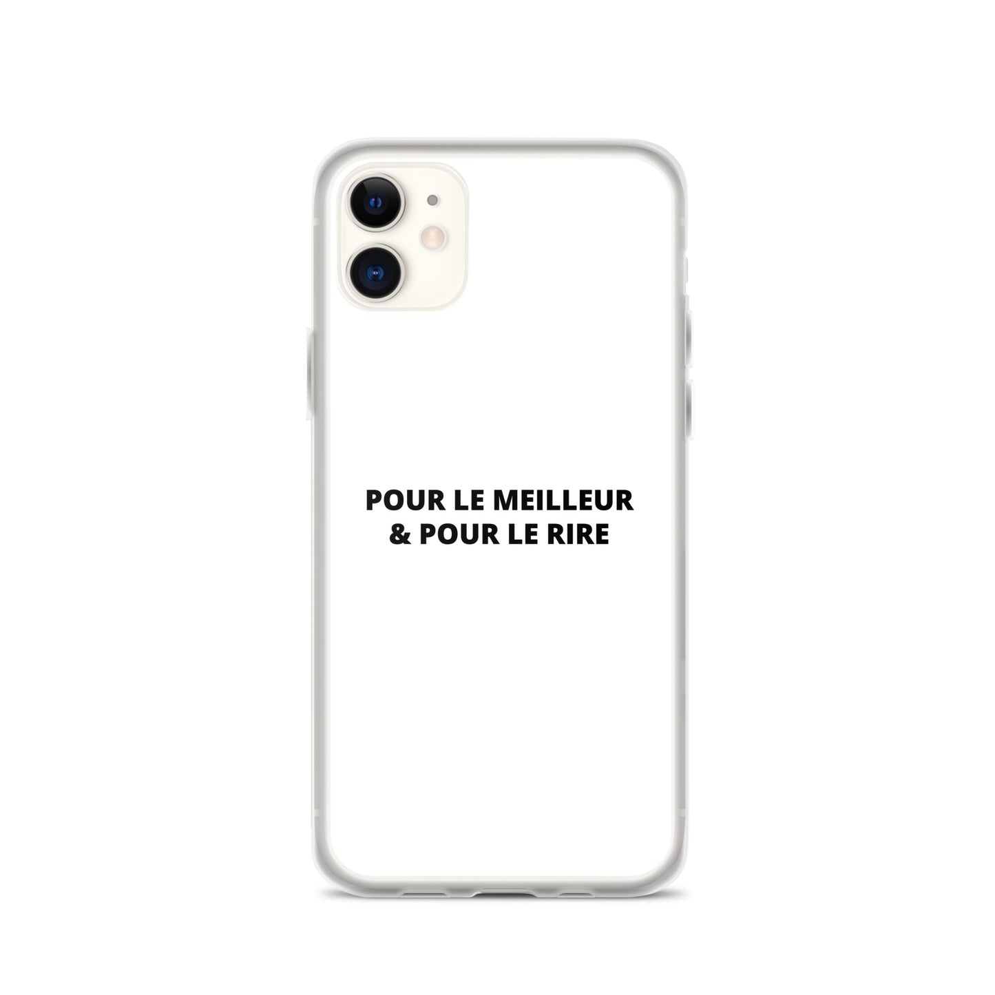 Coque iPhone Pour le meilleur et pour le rire - Sedurro