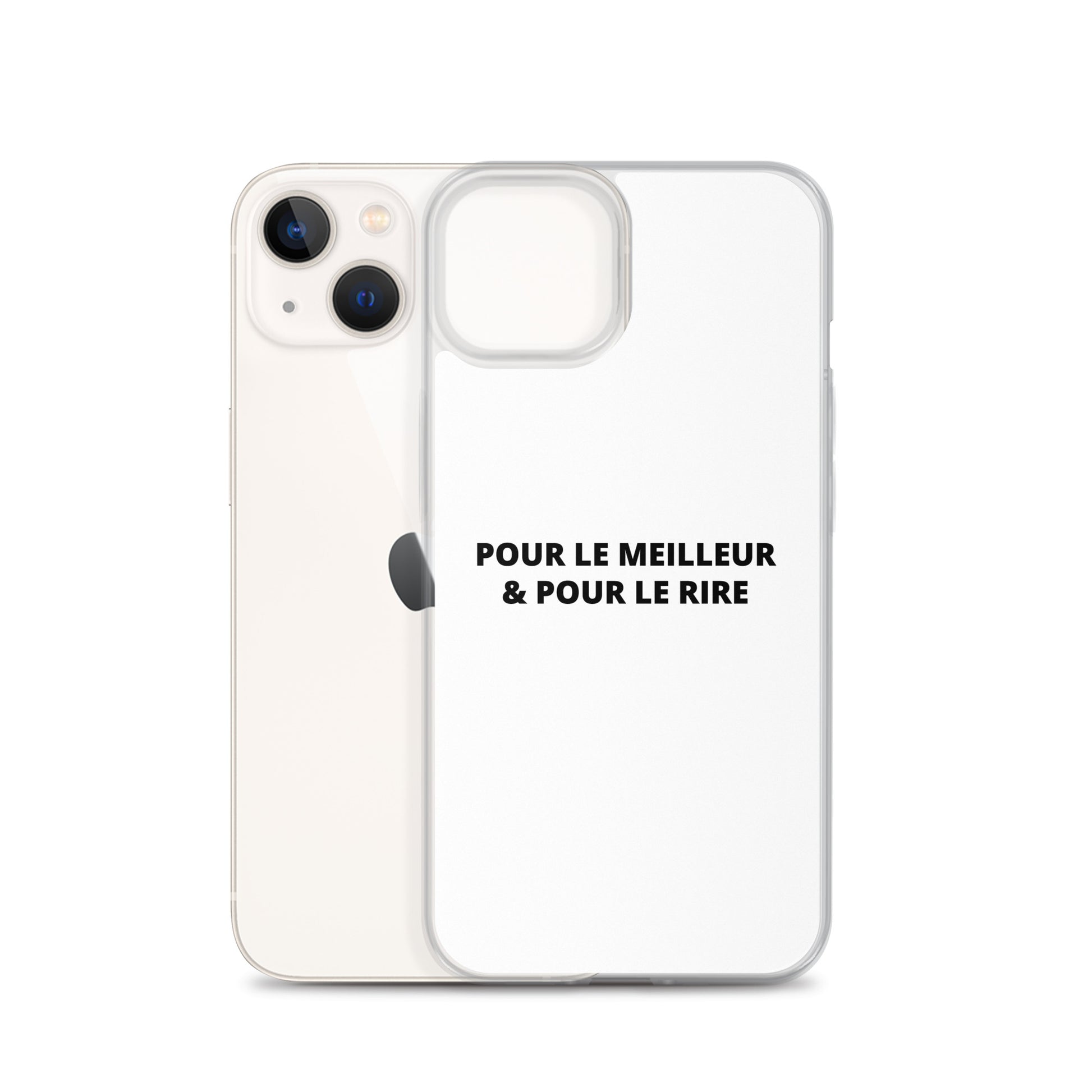 Coque iPhone Pour le meilleur et pour le rire - Sedurro