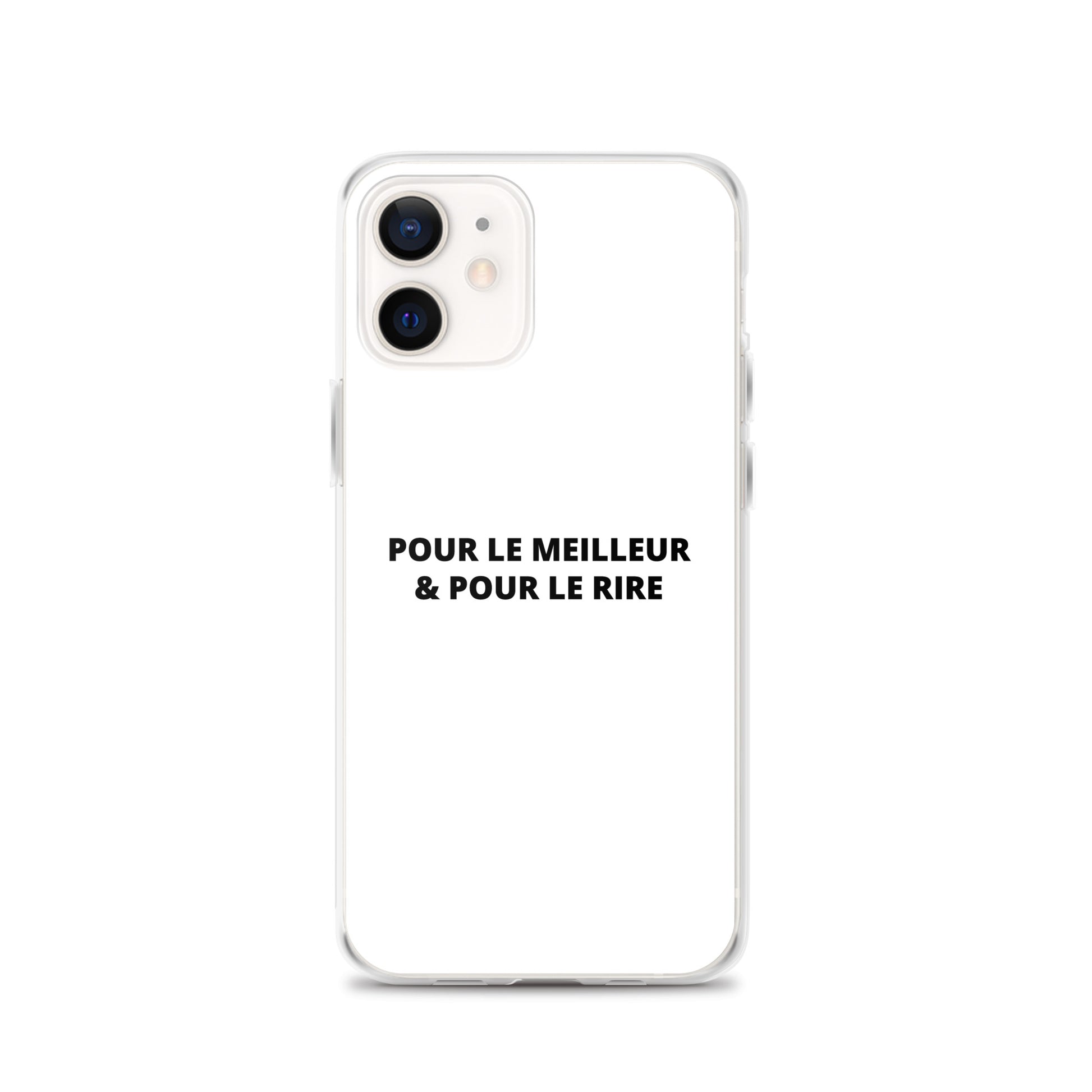 Coque iPhone Pour le meilleur et pour le rire - Sedurro