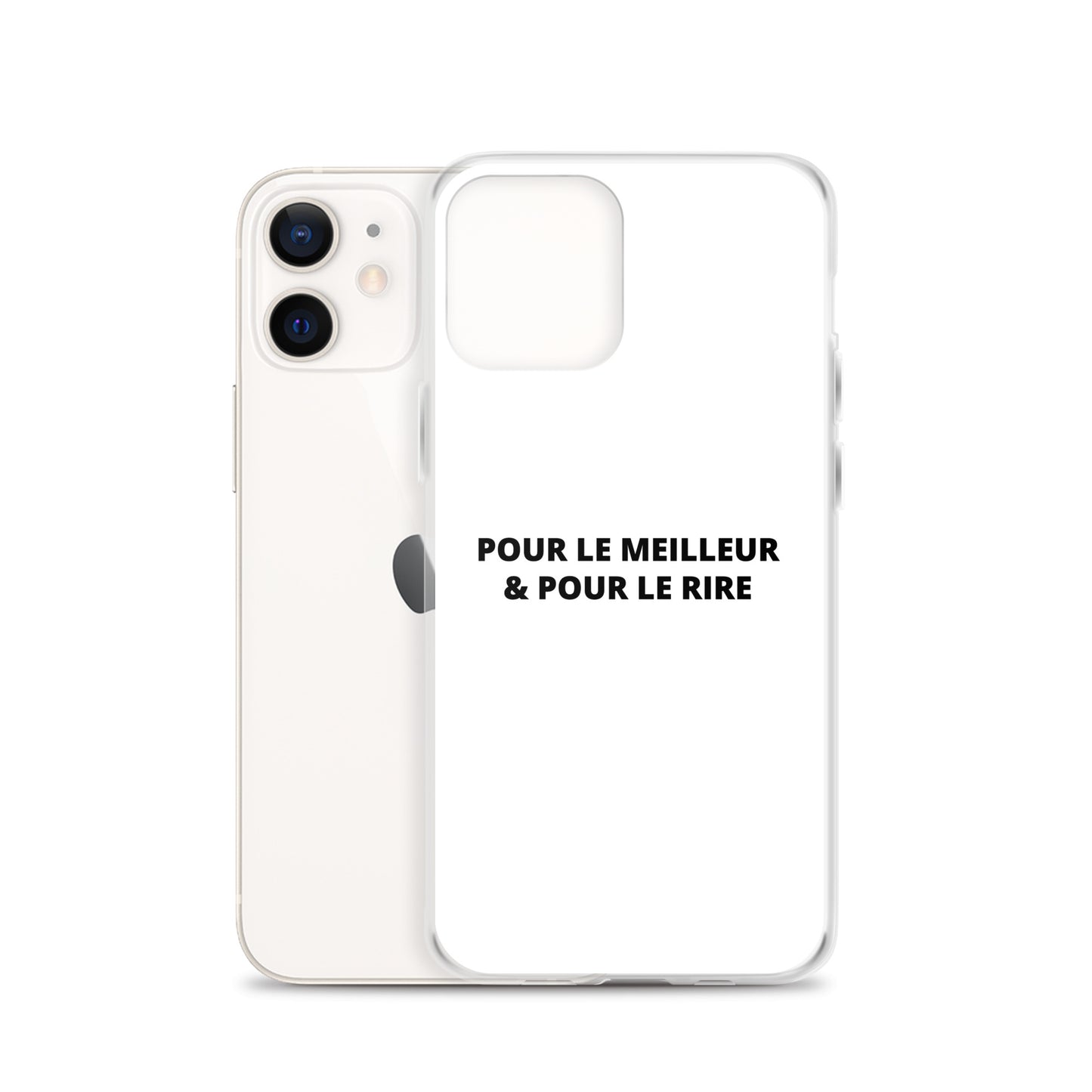 Coque iPhone Pour le meilleur et pour le rire - Sedurro