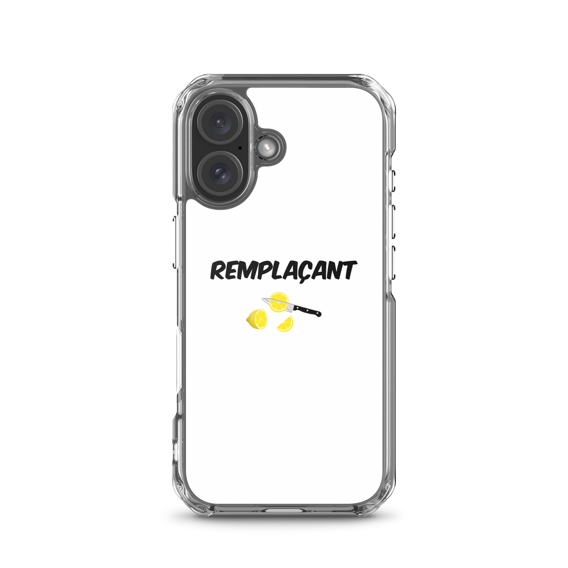 Coque iPhone Remplaçant coupeur de citrons - Sedurro