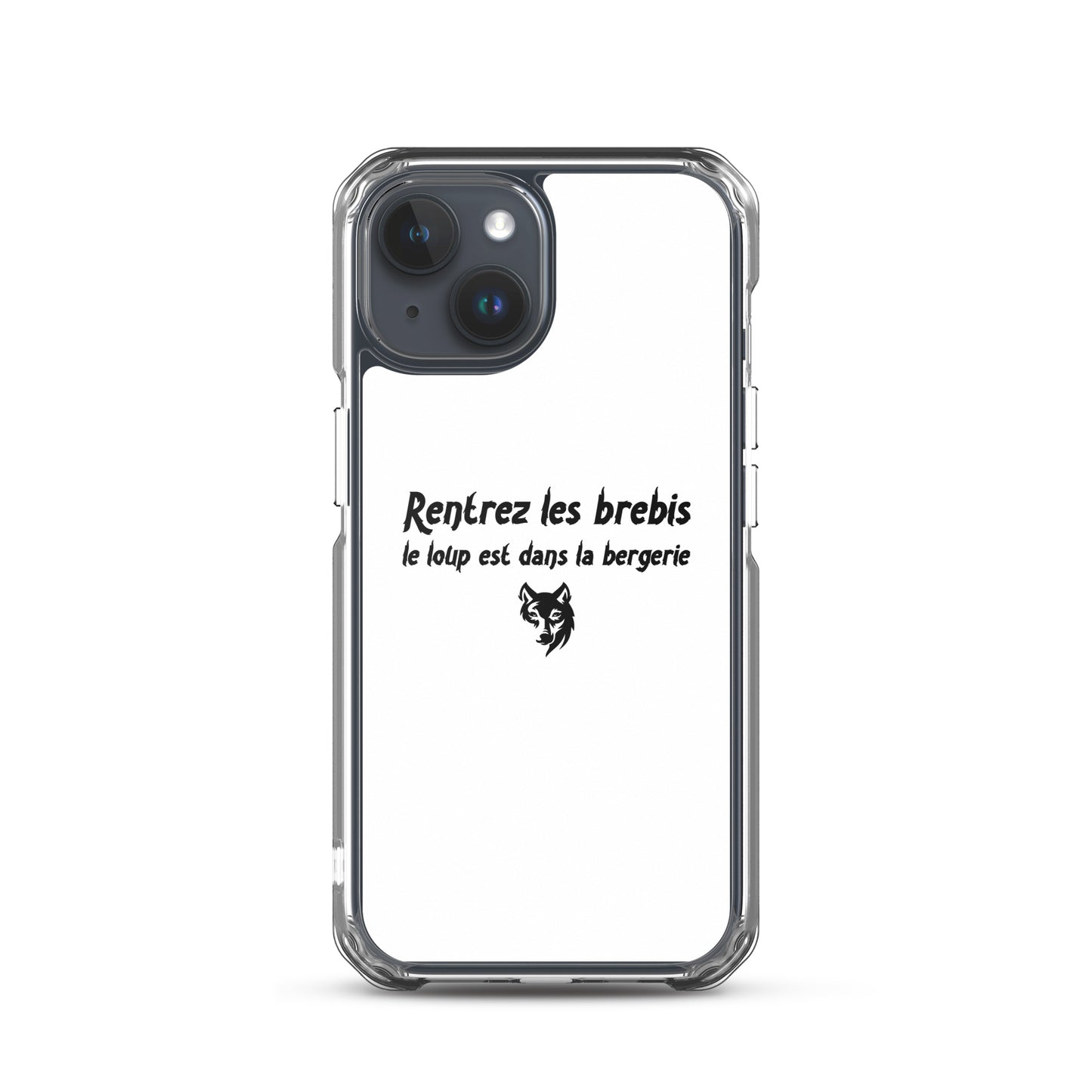 Coque iPhone Rentrez les brebis le loup est dans la bergerie - Sedurro