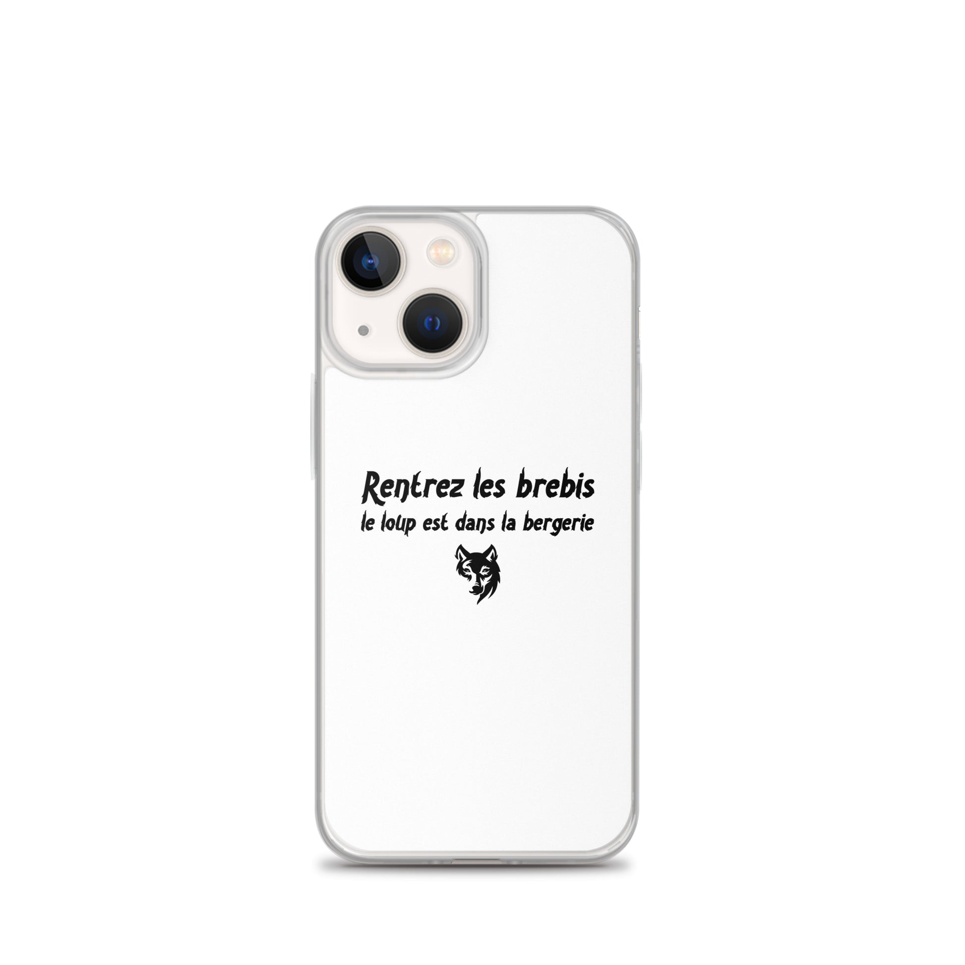 Coque iPhone Rentrez les brebis le loup est dans la bergerie - Sedurro