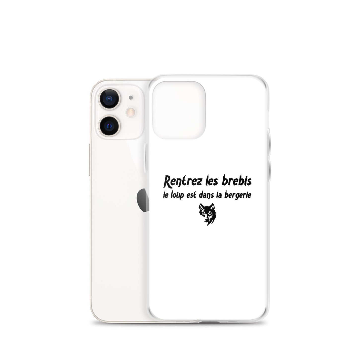 Coque iPhone Rentrez les brebis le loup est dans la bergerie - Sedurro