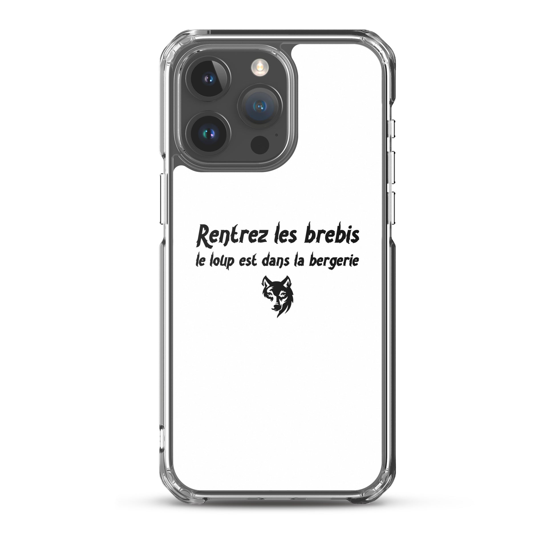 Coque iPhone Rentrez les brebis le loup est dans la bergerie - Sedurro