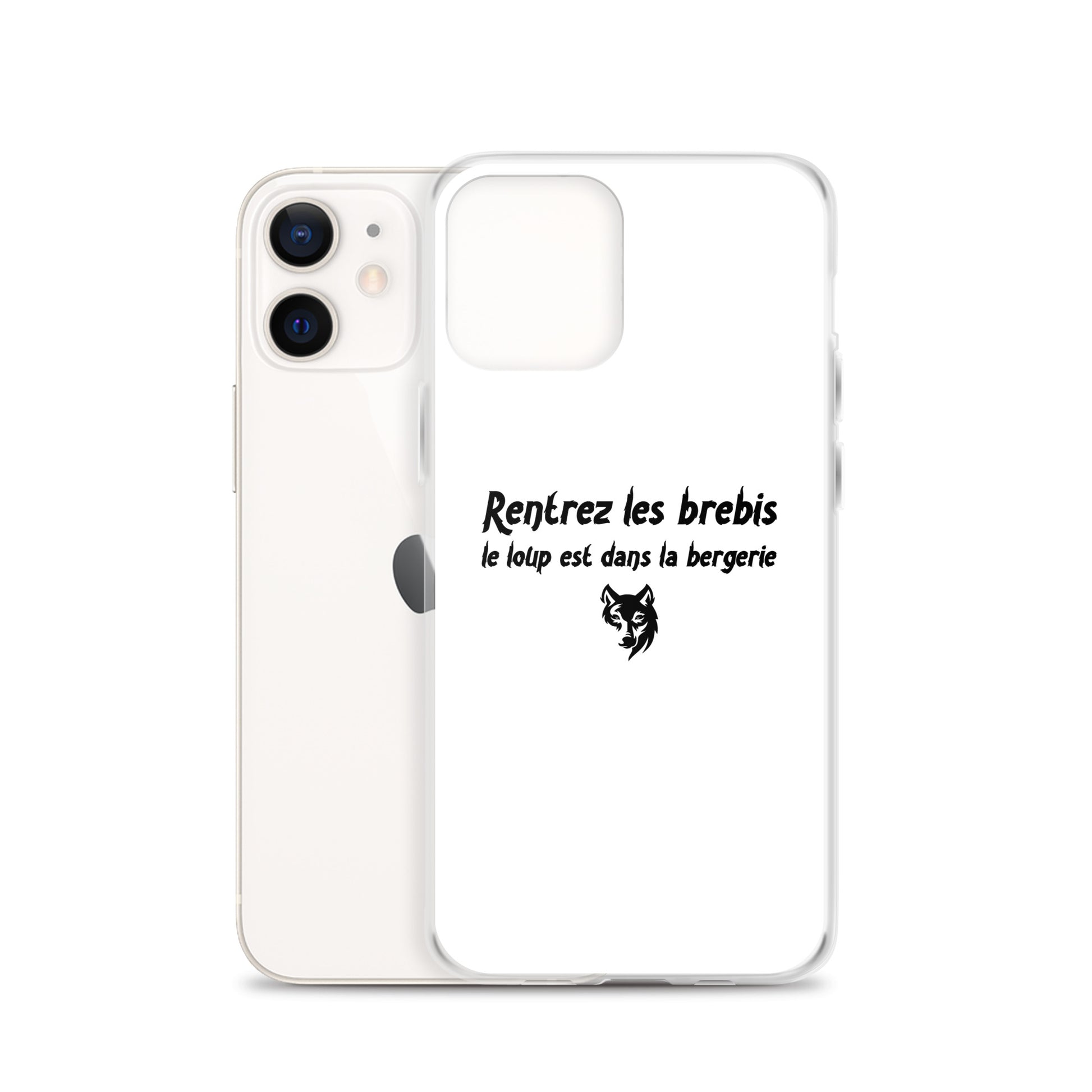 Coque iPhone Rentrez les brebis le loup est dans la bergerie - Sedurro