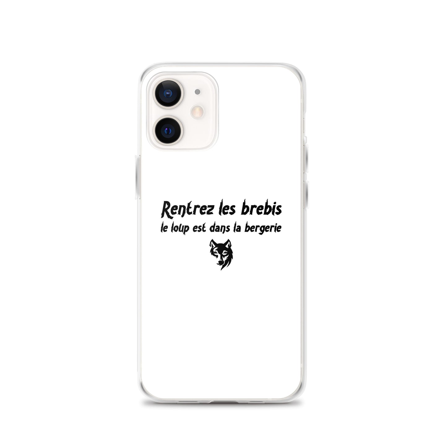 Coque iPhone Rentrez les brebis le loup est dans la bergerie - Sedurro