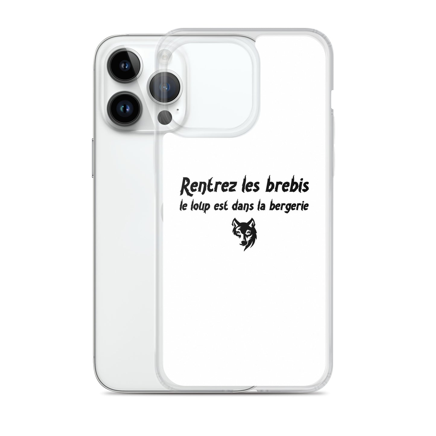 Coque iPhone Rentrez les brebis le loup est dans la bergerie - Sedurro