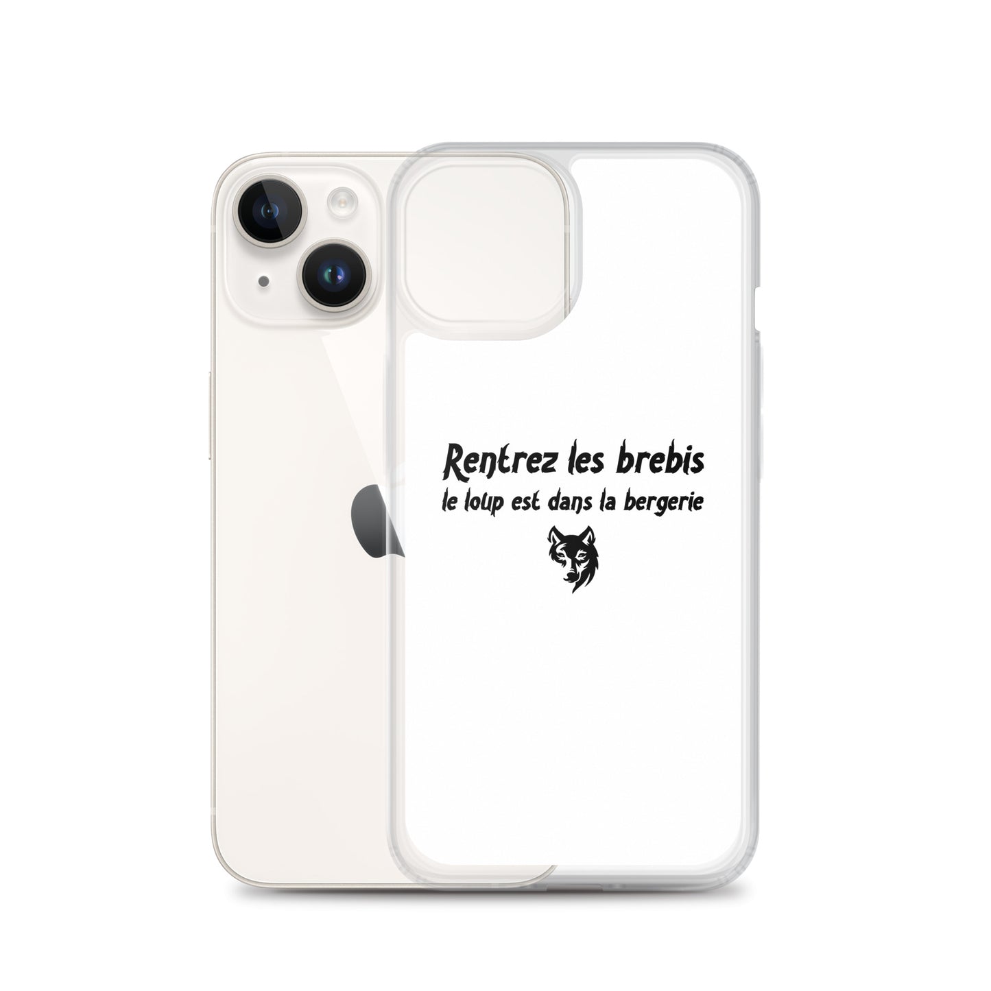 Coque iPhone Rentrez les brebis le loup est dans la bergerie - Sedurro