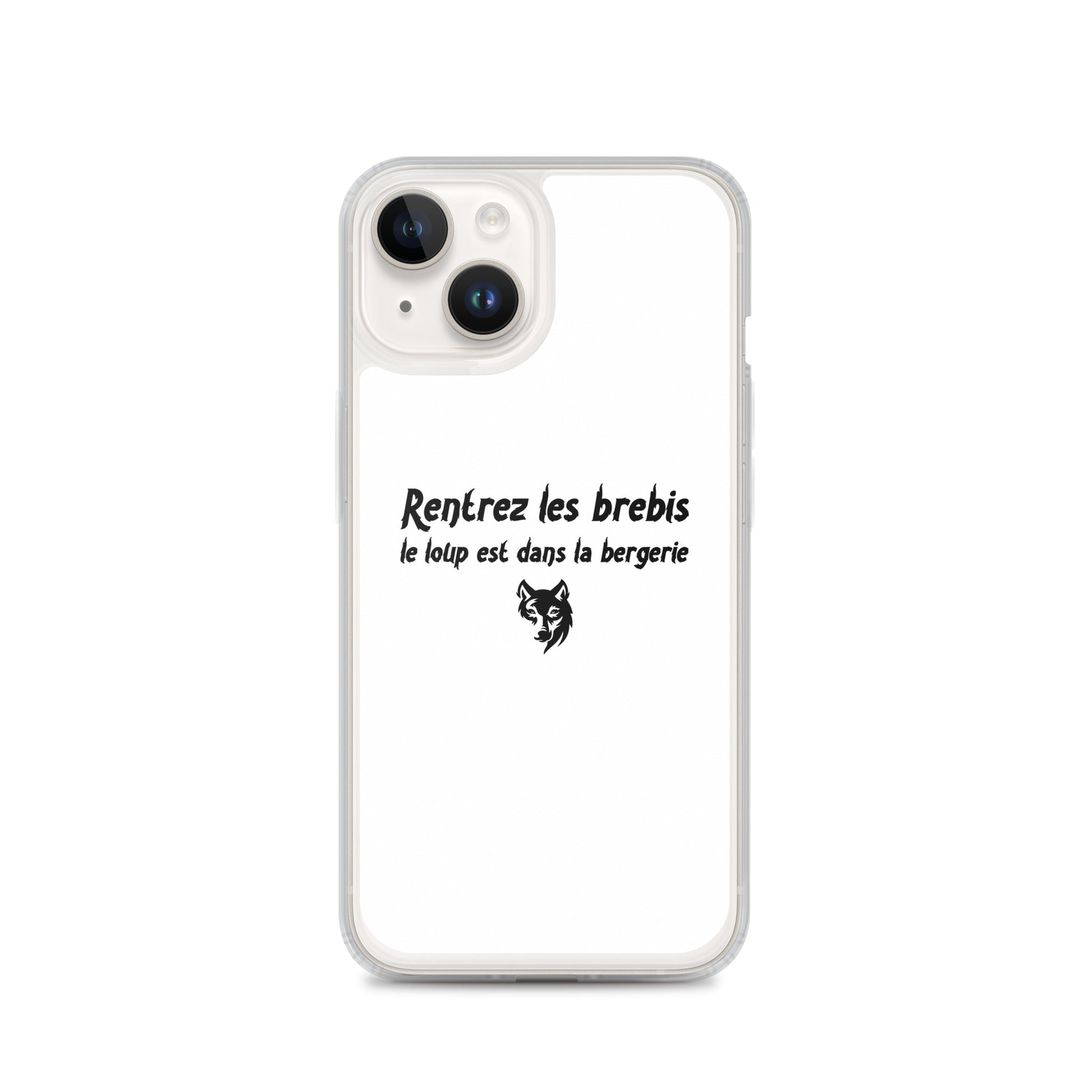 Coque iPhone Rentrez les brebis le loup est dans la bergerie - Sedurro