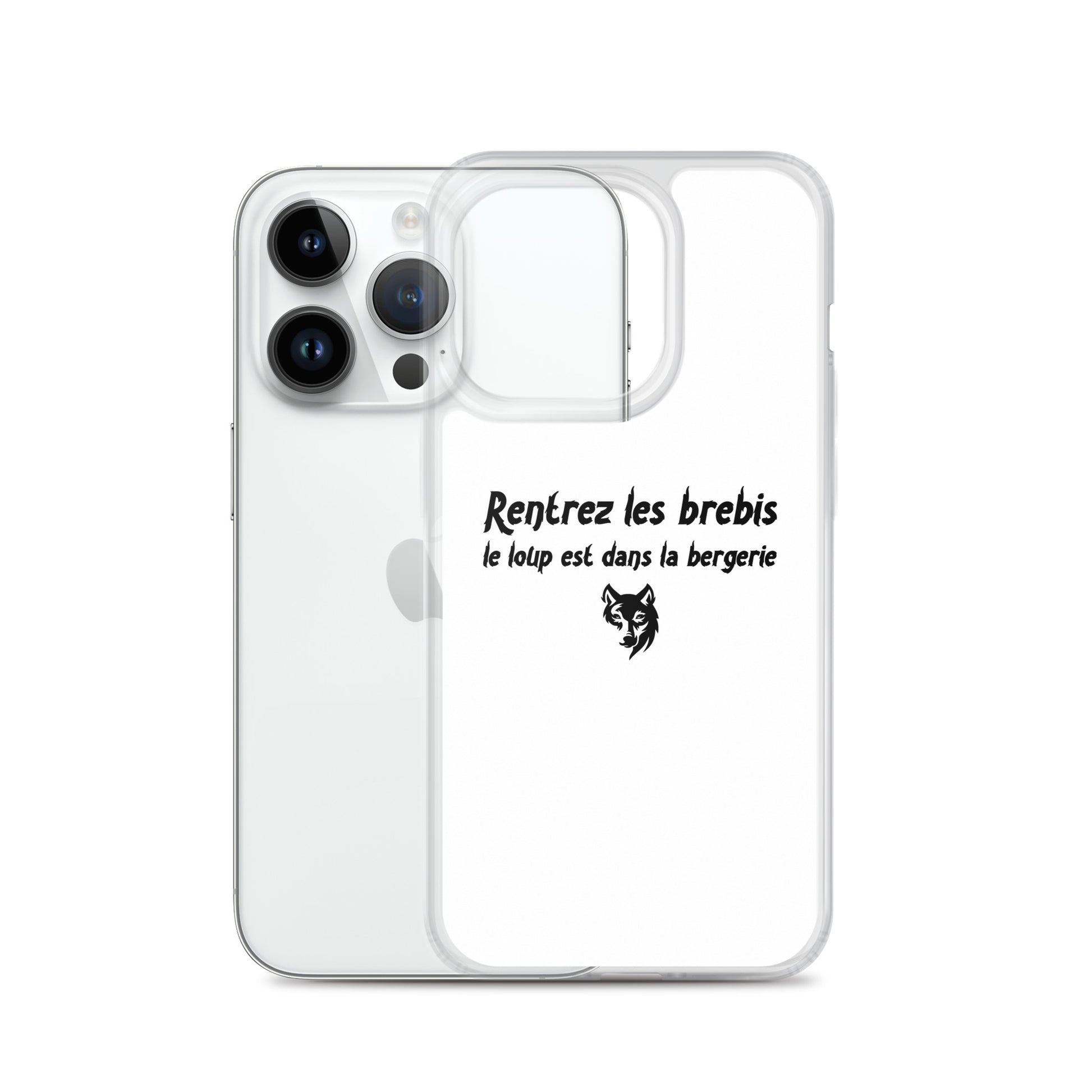 Coque iPhone Rentrez les brebis le loup est dans la bergerie - Sedurro