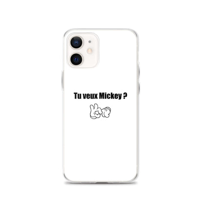 Coque iPhone Tu veux Mickey - Sedurro