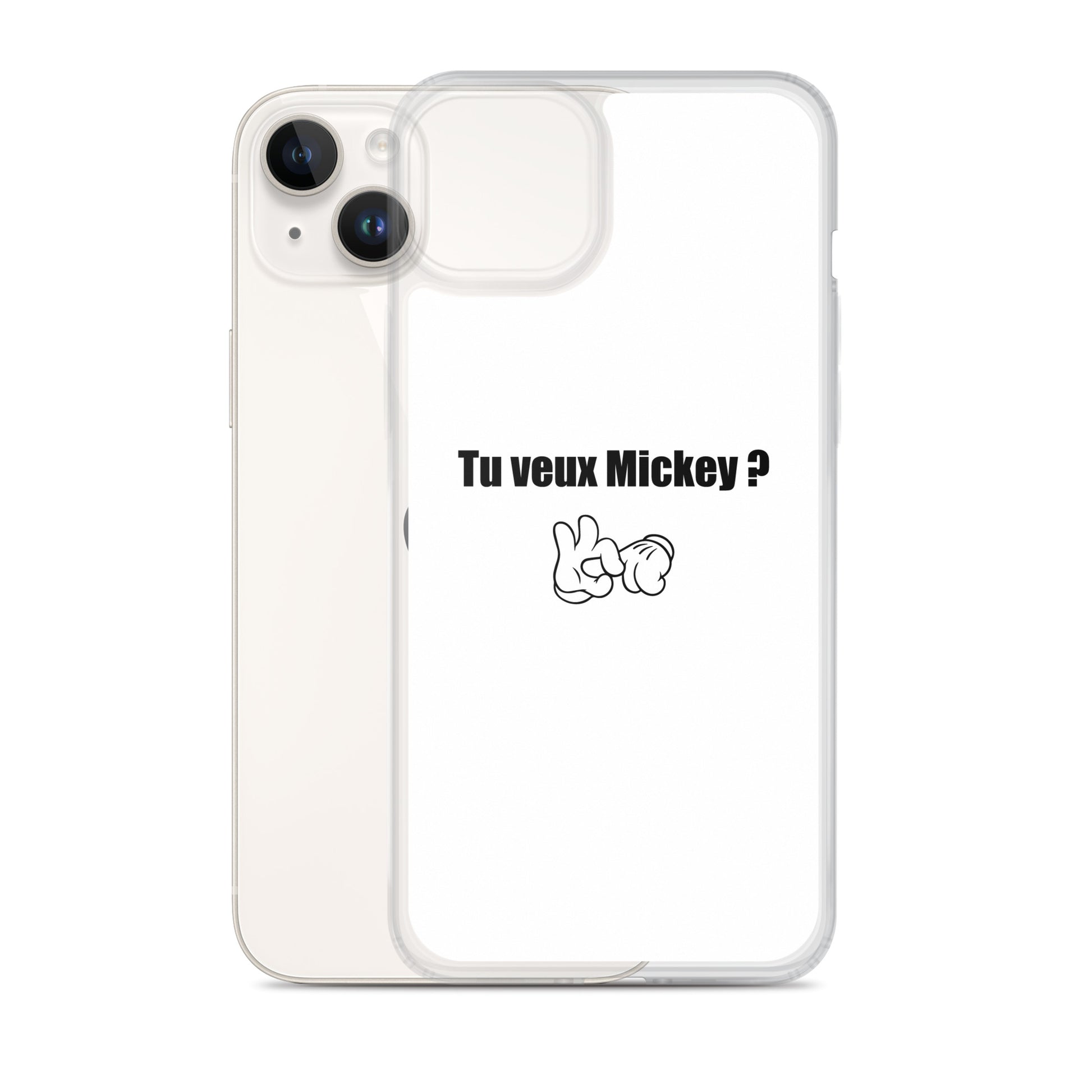 Coque iPhone Tu veux Mickey - Sedurro