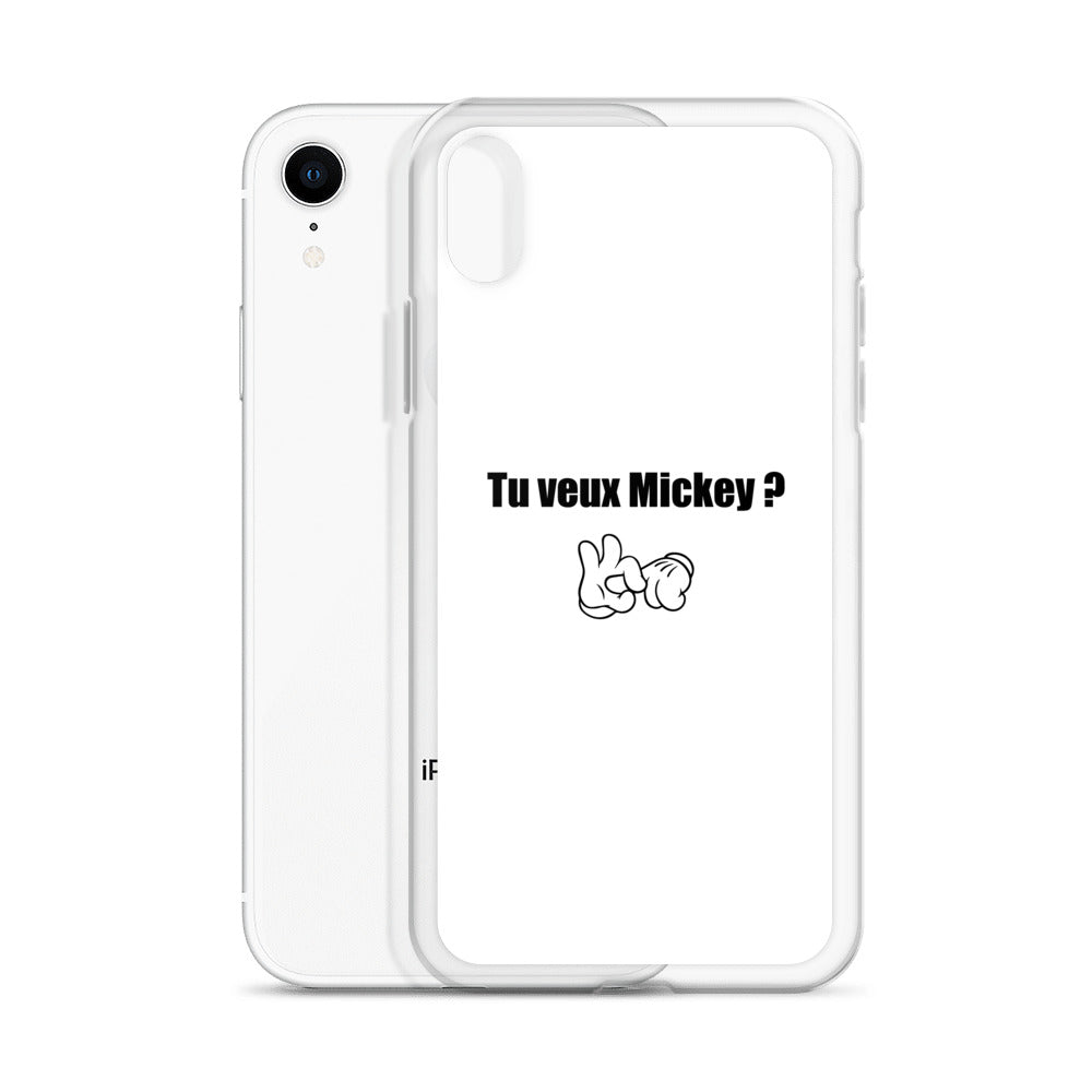 Coque iPhone Tu veux Mickey - Sedurro