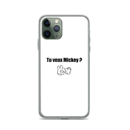 Coque iPhone Tu veux Mickey - Sedurro