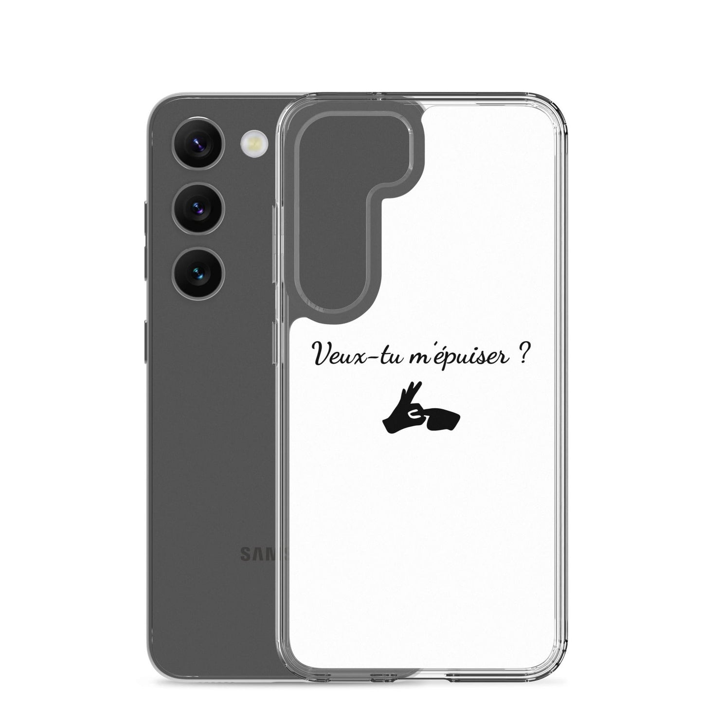 Coque Samsung Veux-tu m'épuiser - Sedurro