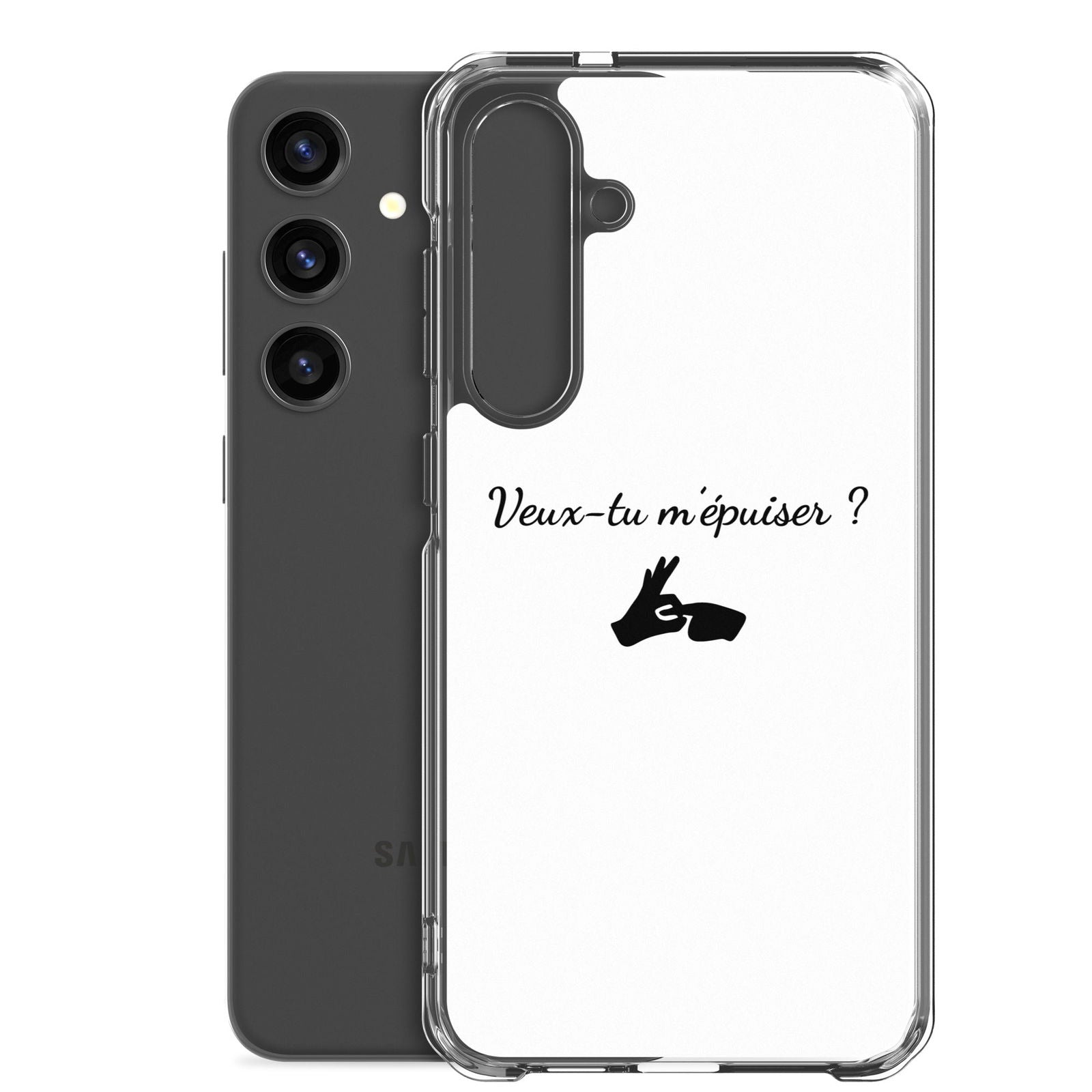 Coque Samsung Veux-tu m'épuiser - Sedurro