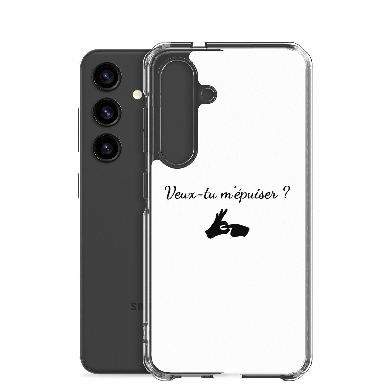 Coque Samsung Veux-tu m'épuiser - Sedurro