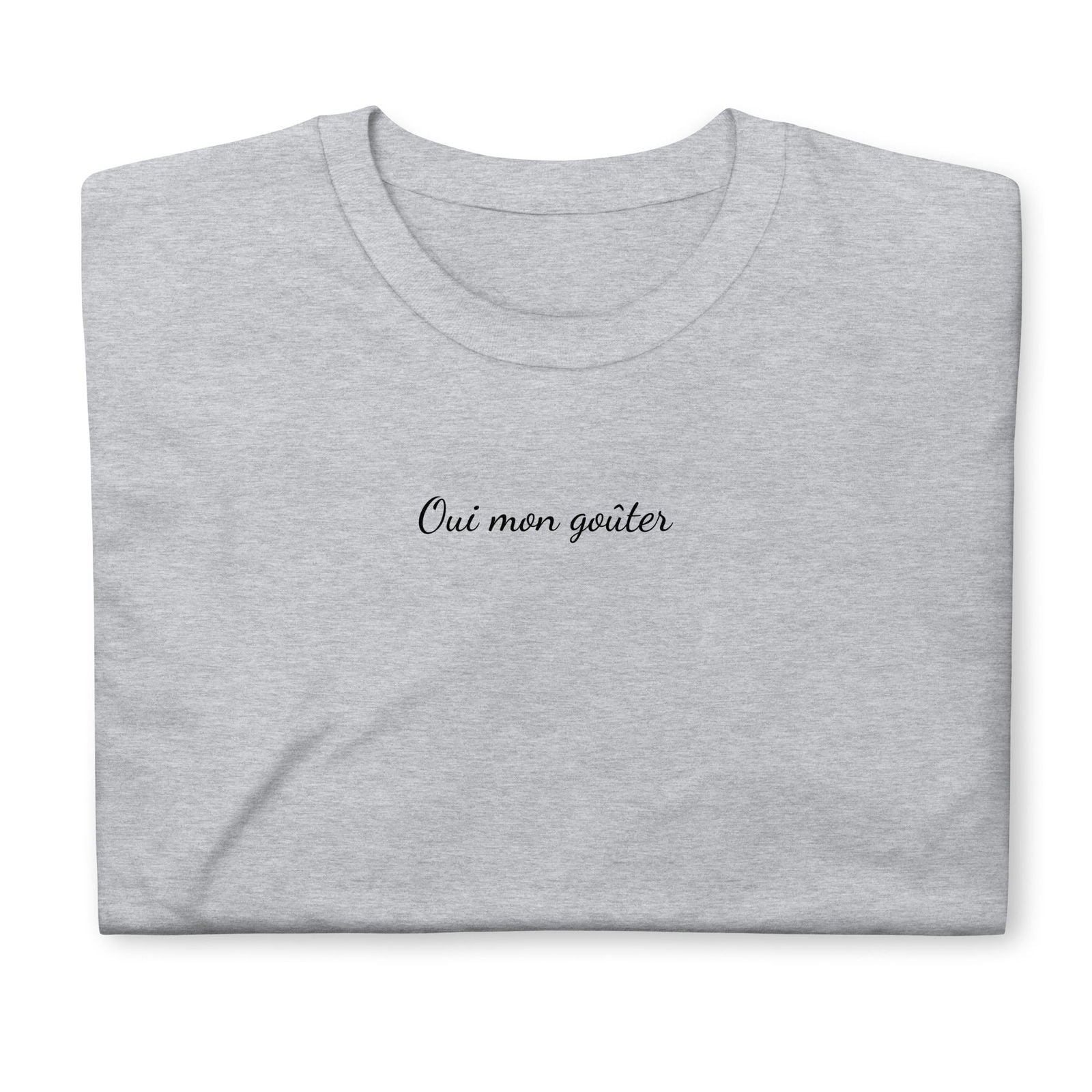 T-shirt unisexe Oui mon goûter - Sedurro